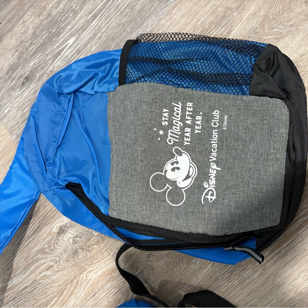 EVERYTHING MUST GO. Disney Blue and Gray Backpack with Mickey Design